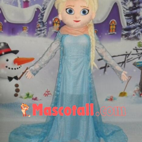 Princess Elsa Mascot Costume