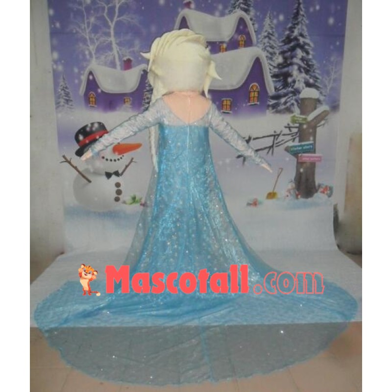 Princess Elsa Mascot Costume