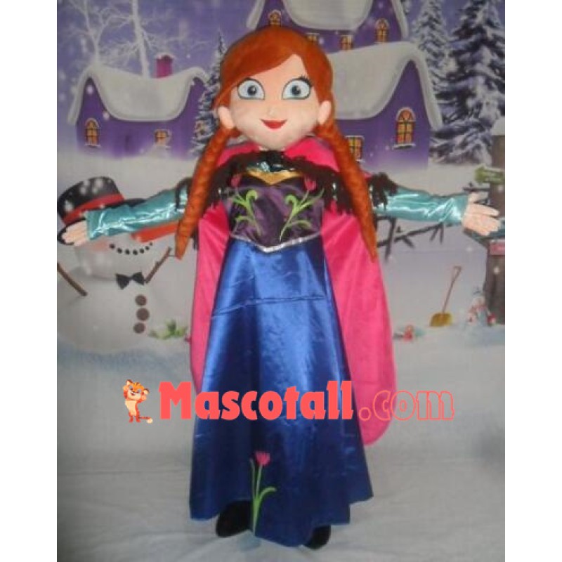 Princess Anna Mascot Costume