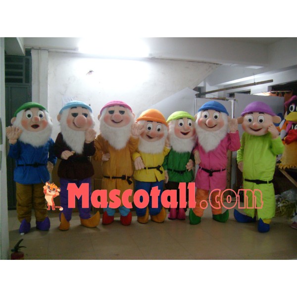 Seven Dwarfs Mascot costume