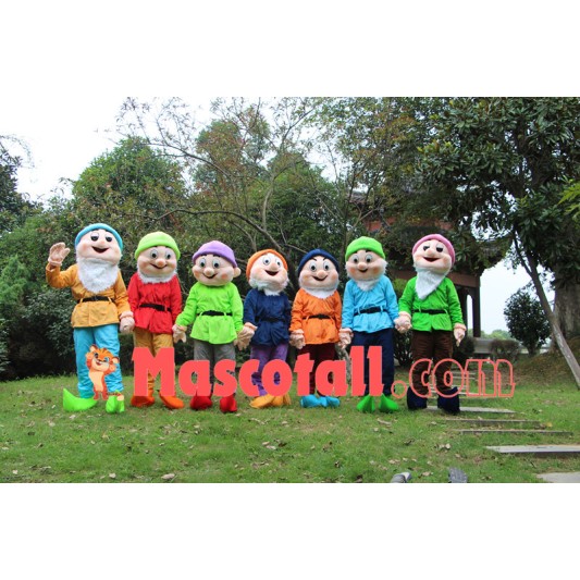 Seven Dwarfs Mascot costume