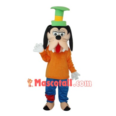Goofy Dog Mascot Adult Costume Free Shipping