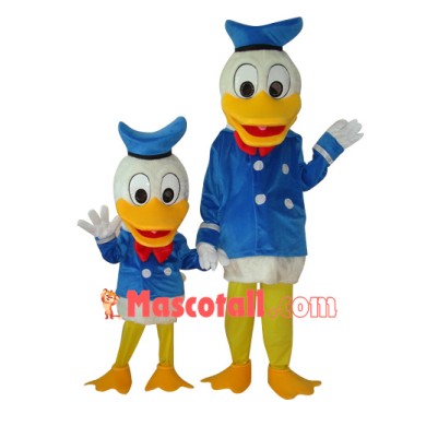 Child and Adult Donald Duck Plush Mascot Costume Free Shipping