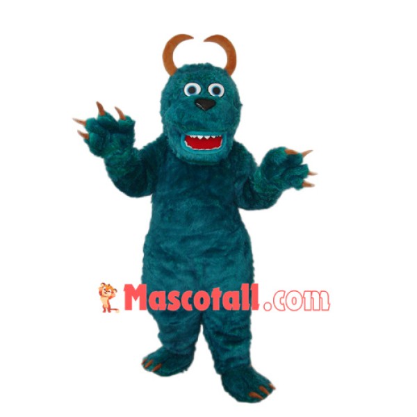 Dark Green Sulley Monster Inc Mascot Adult Costume Free Shipping