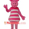 Little Pink Pig Mascot Adult Costume Free Shipping