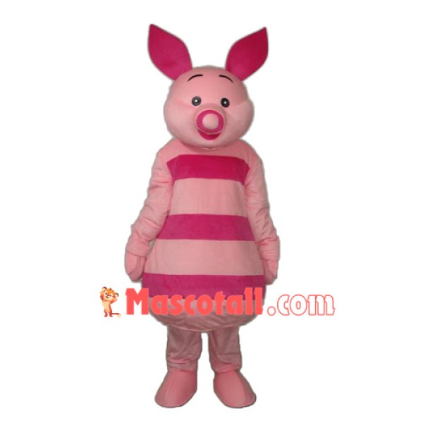 Small Round Nose Pink Pig Mascot Adult Costume Free Shipping