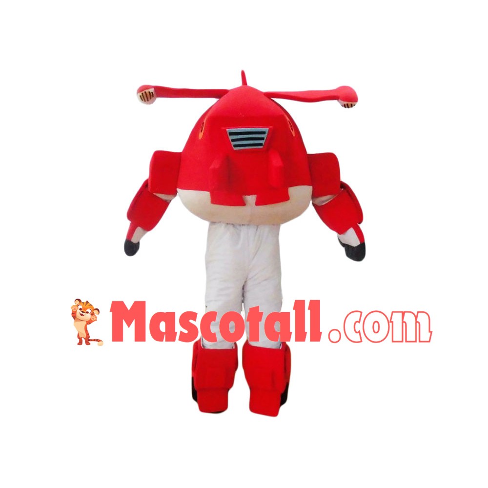 Super Wings Cartoon Jett Mascot Costume