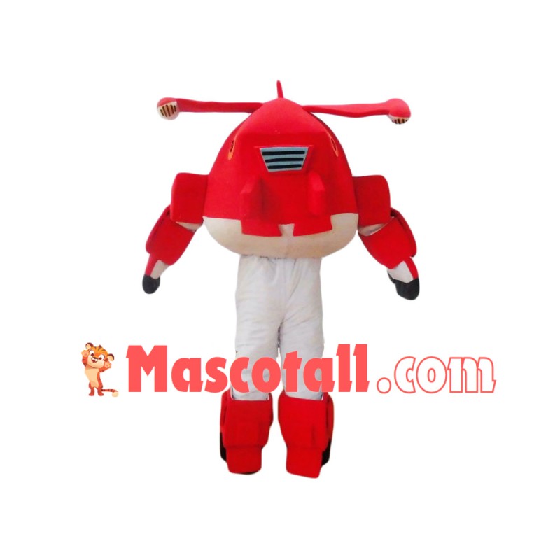 Super Wings Cartoon Jett Mascot Costume