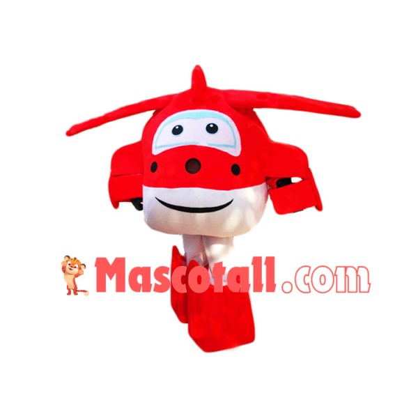 Super Wings Cartoon Cute Jett Mascot Costume