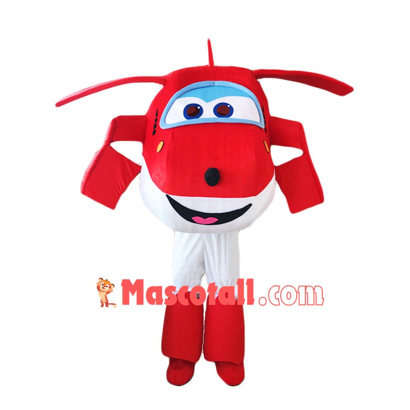 Super Wings Cartoon New Jett Mascot Costume