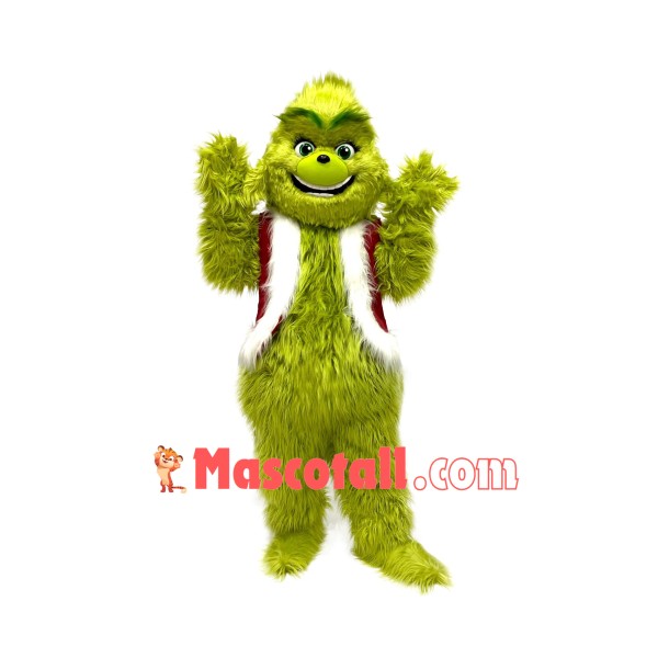 Happy Lightweight Grinch Mascot Costume