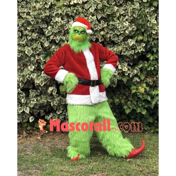 Superb Lightweight Christmas Grinch Mascot Costume