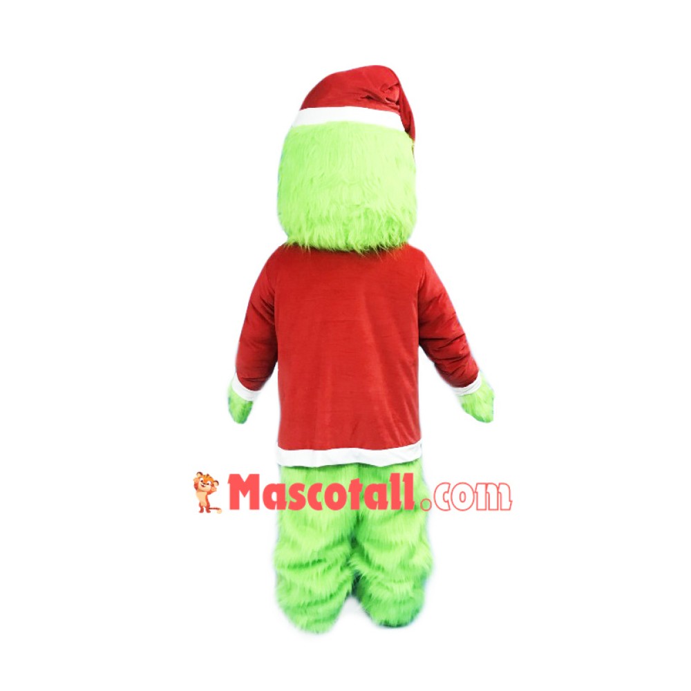Christmas Grinch Mascot Costume Free Shipping