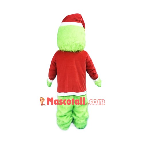 Christmas Grinch Mascot Costume Free Shipping