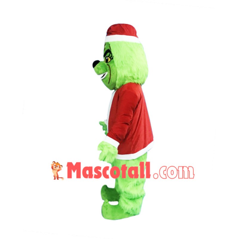 Christmas Grinch Mascot Costume Free Shipping