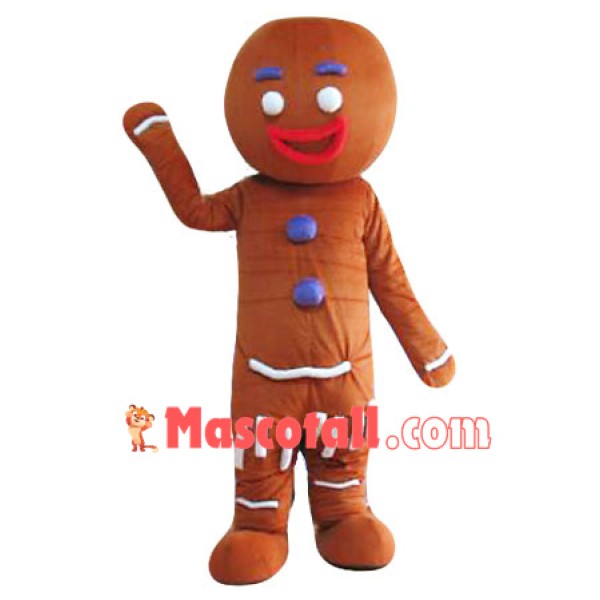 Brown Doll Cookie Mascot Costume Free Shipping