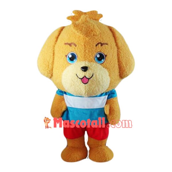 Odie Mascot Costume Lovely Yellow Dog Costume Mascot Free Shipping