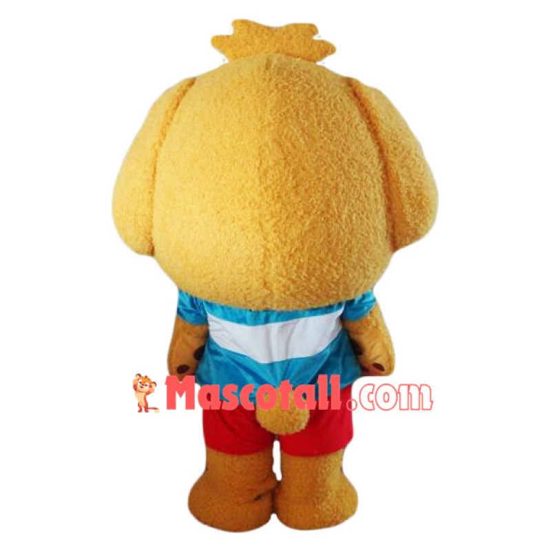 Odie Mascot Costume Lovely Yellow Dog Costume Mascot Free Shipping