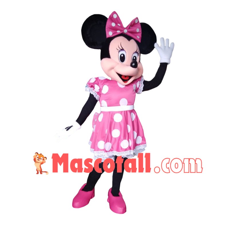Mouse Clubhouse Deluxe Pink Miss Mouse Minnie Mascot Costume