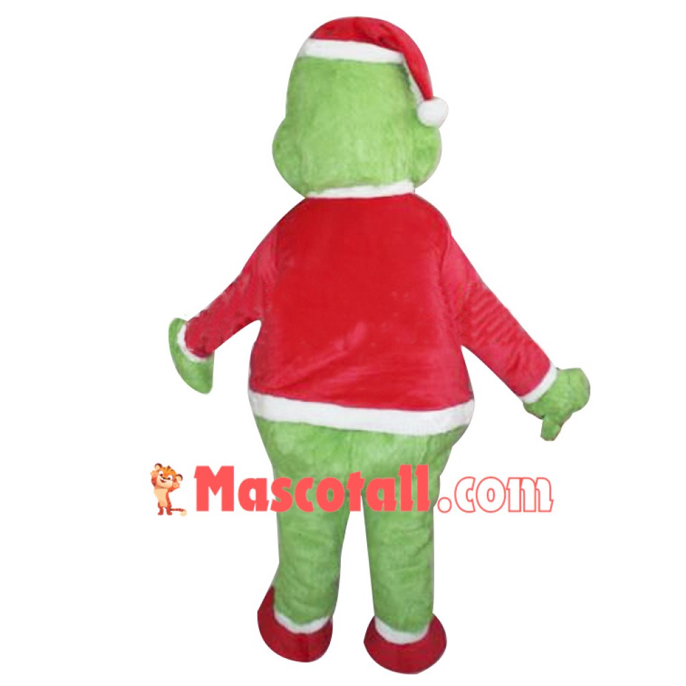 Christmas Cartoon Character Grinch Mascot Costume