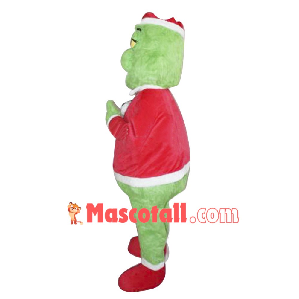 Christmas Cartoon Character Grinch Mascot Costume