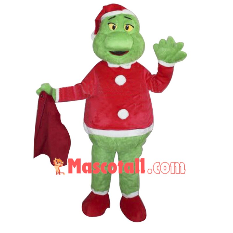 Christmas Cartoon Character Grinch Mascot Costume