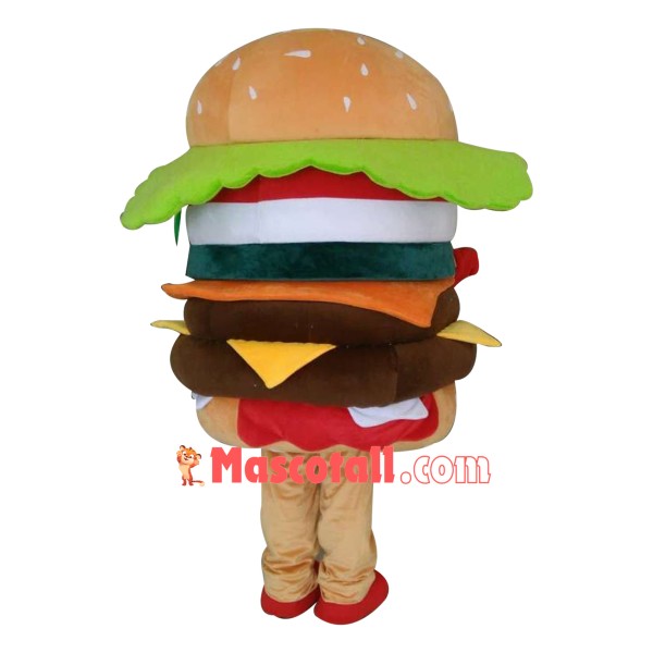 Hamburger Mascot Costume Advertising Restaurant Costume
