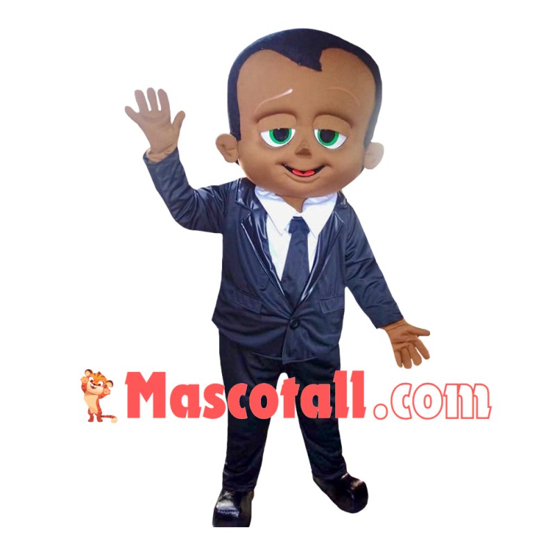 Baby Boy Black Mascot Costume