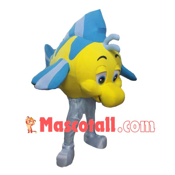 Flounder Fish Mascot Costume