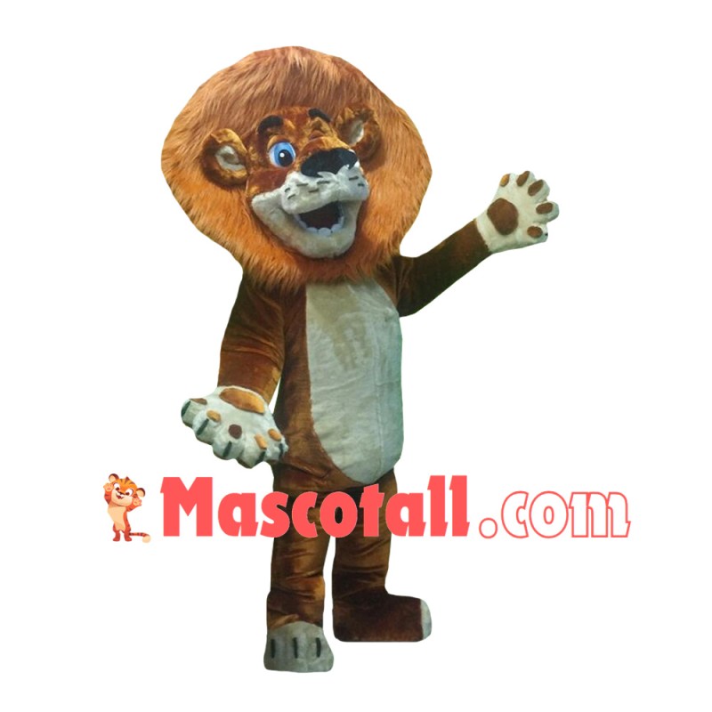 Alex The Lion Mascot Costume