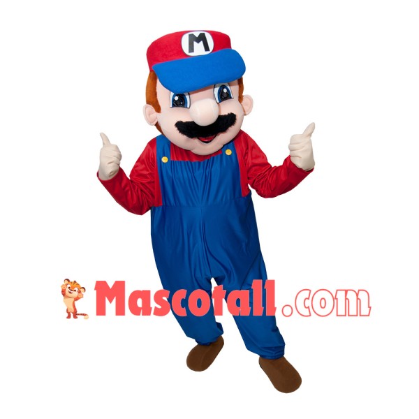 Cute Mario Bros Mascot Costume