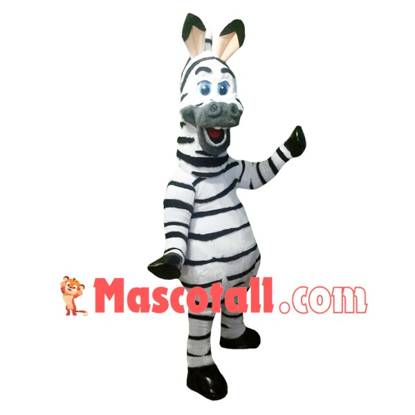 Marty The Zebra Mascot Costume