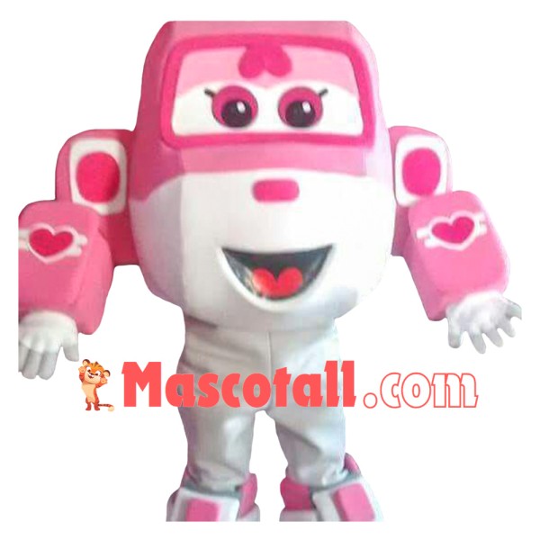 Super Wings Dizzy Pink Mascot Costume