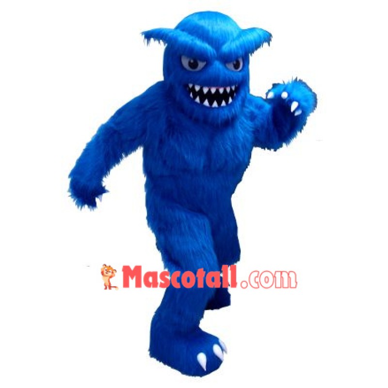 Blue Monster Mascot Costume