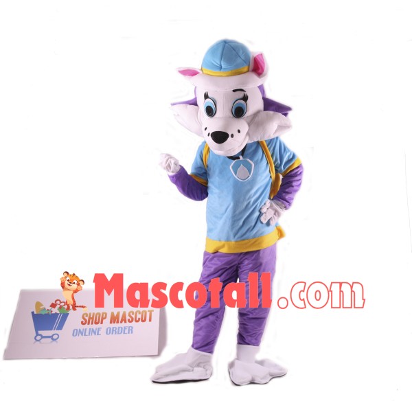 Paw Patrol Snowy Mountain Pup Cartoon Mascot Costume