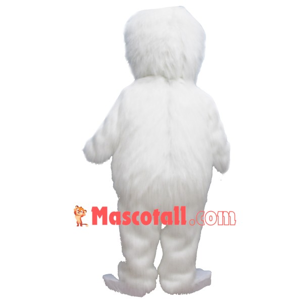 White Yeti Mascot Costume