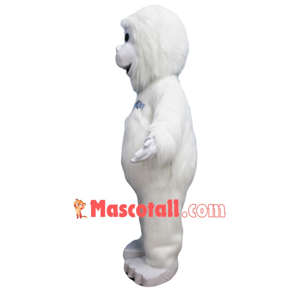 White Yeti Mascot Costume
