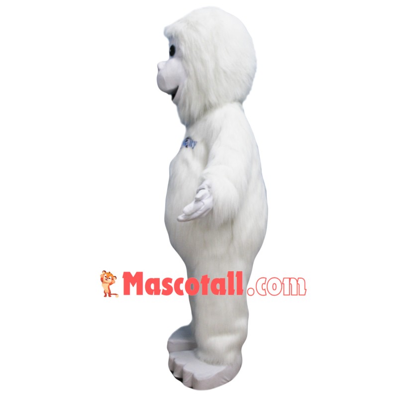 White Yeti Mascot Costume