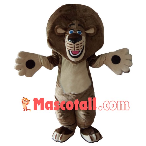 Lion Mascot Costume Cartoon Outfit Suit Free Shipping