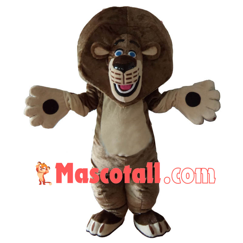 Lion Mascot Costume Cartoon Outfit Suit Free Shipping