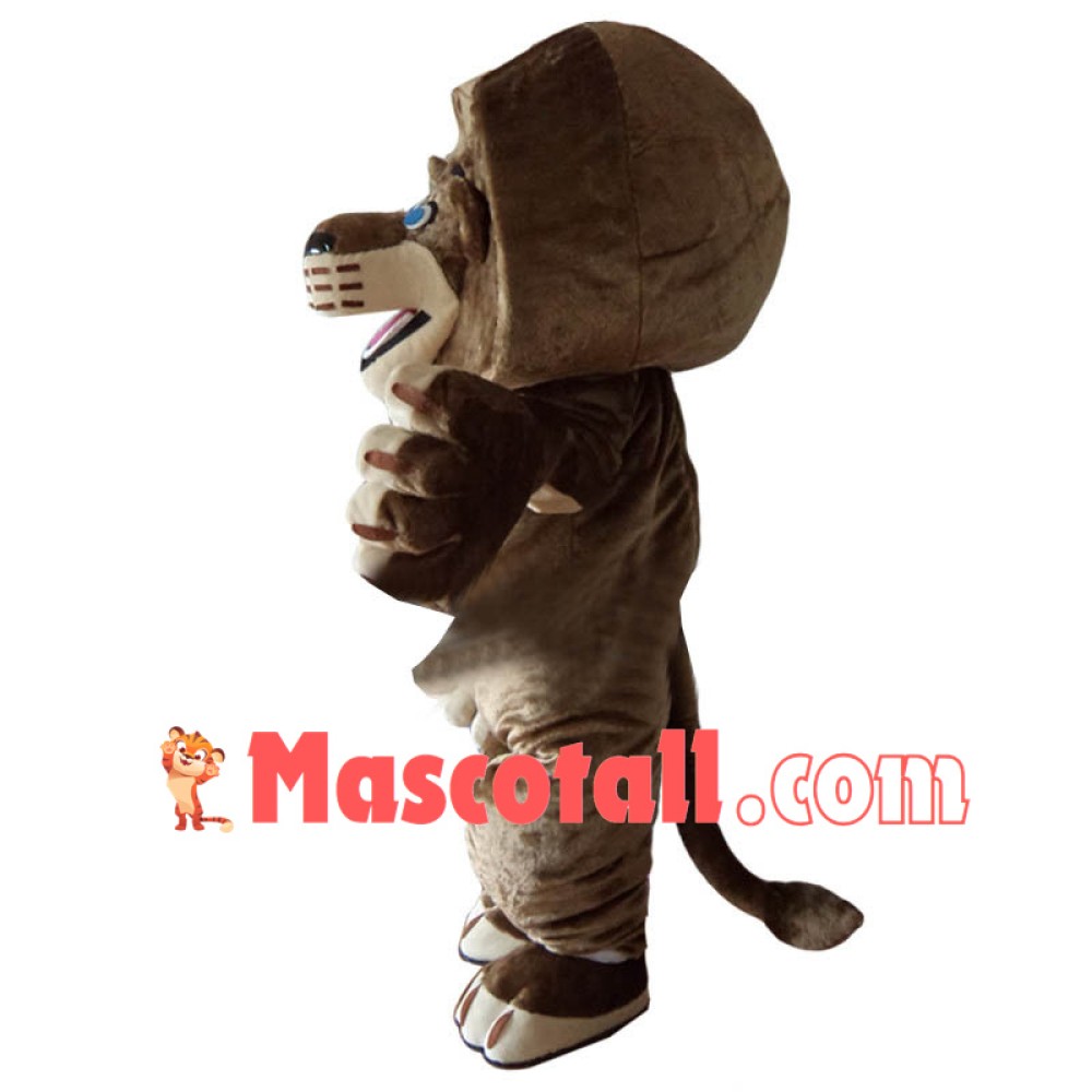 Lion Mascot Costume Cartoon Outfit Suit Free Shipping
