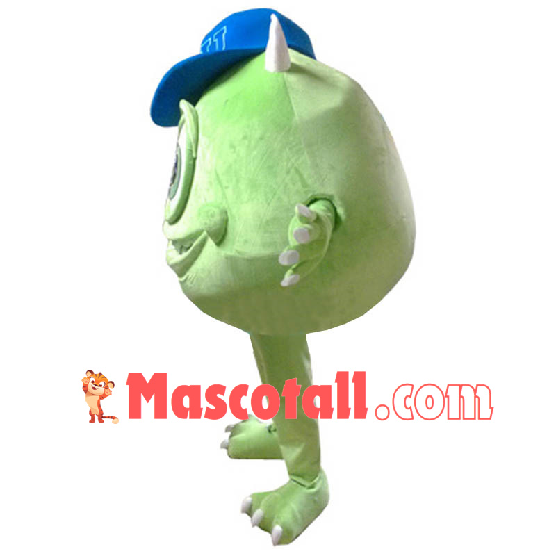 Mike Wazowski Mascot Costume From Monsters University Fancy Dress Free Shipping