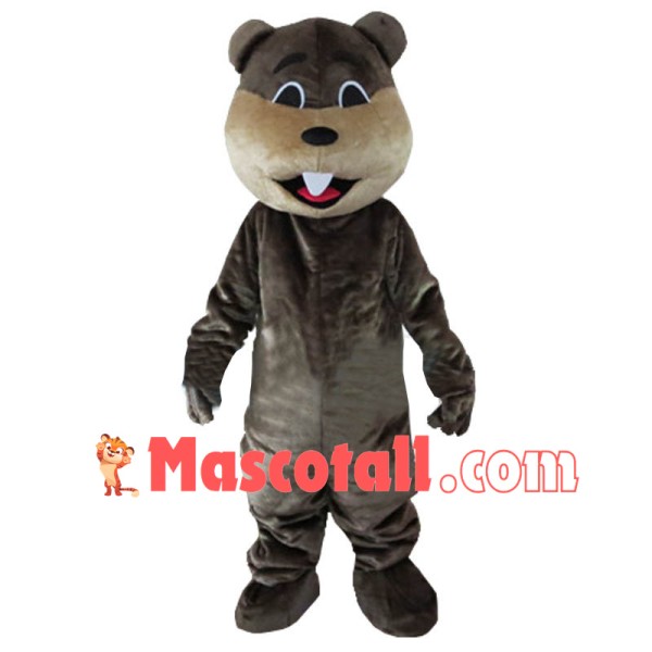 Beaver Mascot Costume Jungle River Animal Mascot Costume