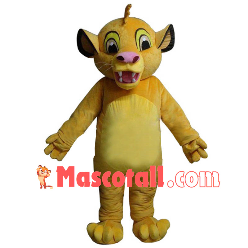 Masoct Lion King Simba Mascot Costume Custom Fancy Costume Anime Cosplay Kits Mascotte