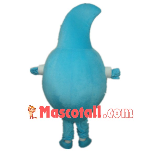 Blue Water Drop Mascot Costume