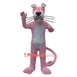 Cartoon Pink Panther Mascot Costume