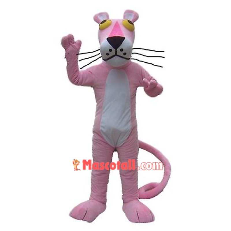 Cartoon Pink Panther Mascot Costume