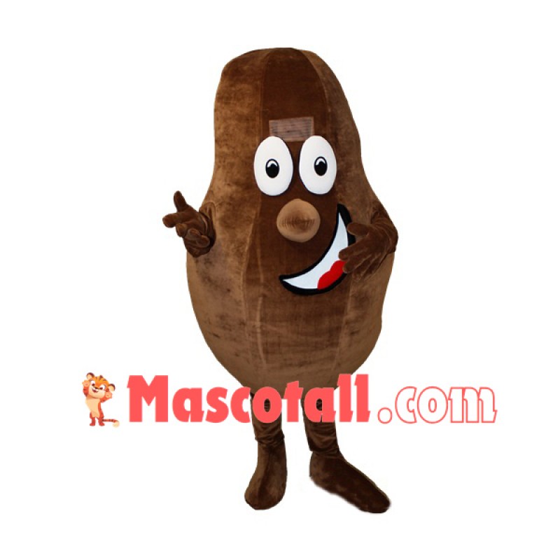 Cocoa Bean Mascot Costume
