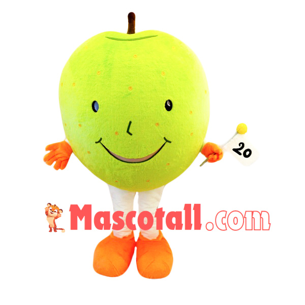Giant Green Apple Mascot Costume