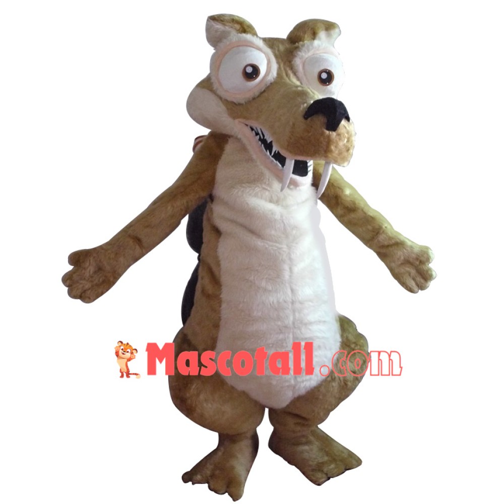 Ice Age Squirrel Mascot Costume
